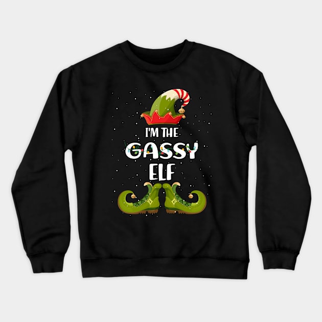 Im The Gassy Elf Christmas Crewneck Sweatshirt by intelus